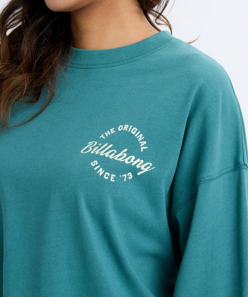 BILLABONG(ビラボン)の「BILLABONG レディース IN THE SUN LS TEE ロンT 【2025年秋冬モデル】/ビラボン調温機能バックプリント長袖ロンT(Tシャツ/カットソー・レディース・グリーン系その他/ネイビー/アイボリー・MEDIUM/LARGE)」の10枚目の写真