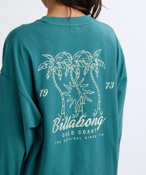 BILLABONG(ビラボン)の「BILLABONG レディース IN THE SUN LS TEE ロンT 【2025年秋冬モデル】/ビラボン調温機能バックプリント長袖ロンT(Tシャツ/カットソー・レディース・グリーン系その他/ネイビー/アイボリー・MEDIUM/LARGE)」の11枚目の写真
