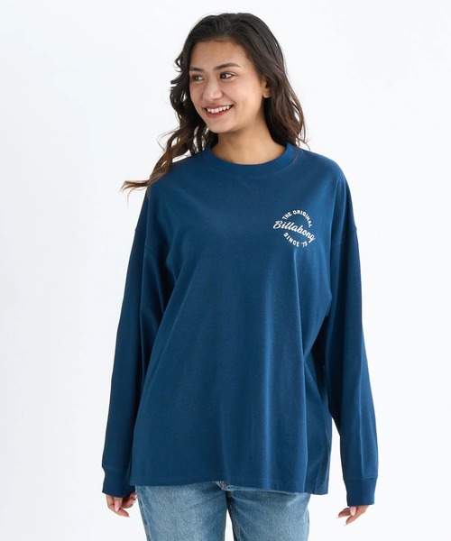 BILLABONG(ビラボン)の「BILLABONG レディース IN THE SUN LS TEE ロンT 【2025年秋冬モデル】/ビラボン調温機能バックプリント長袖ロンT(Tシャツ/カットソー・レディース・グリーン系その他/ネイビー/アイボリー・MEDIUM/LARGE)」の12枚目の写真