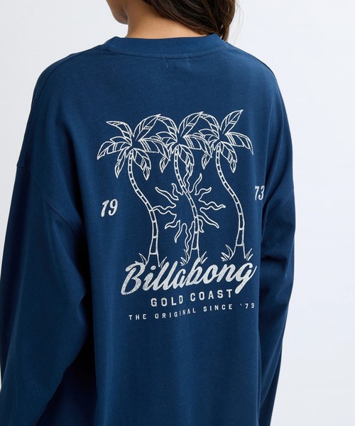 BILLABONG(ビラボン)の「BILLABONG レディース IN THE SUN LS TEE ロンT 【2025年秋冬モデル】/ビラボン調温機能バックプリント長袖ロンT(Tシャツ/カットソー・レディース・グリーン系その他/ネイビー/アイボリー・MEDIUM/LARGE)」の14枚目の写真