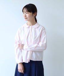 bulle de savon | △AMASISオックス タック丸衿ブラウス(シャツ/ブラウス)