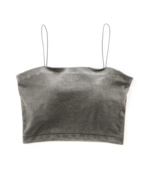 ADAM ET ROPE'（アダムエロペ）の「【EMOELLE】カップ付きベロアキャミソール（キャミソール・レディース・グレー/ブラウン系その他・FREE）」の11枚目の写真