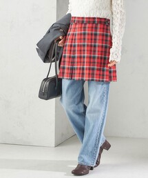 【新品】SHIPS シップス＃プリーツチェックスカート セール】SHIPS any: SPRINTEX チェックプリーツスカート