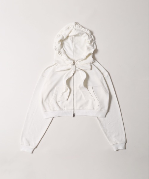 PHILLY（フィリー）の「ビッグリボンフリルパーカー（パーカー・レディース・ホワイト/グレー/ブラック・FREE）」の18枚目の写真