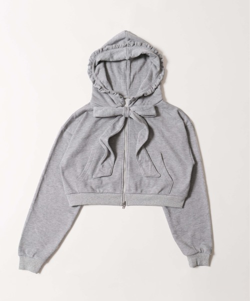 PHILLY（フィリー）の「ビッグリボンフリルパーカー（パーカー・レディース・ホワイト/グレー/ブラック・FREE）」の20枚目の写真