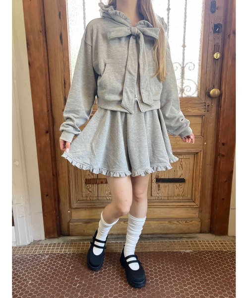 PHILLY（フィリー）の「ビッグリボンフリルパーカー（パーカー・レディース・ホワイト/グレー/ブラック・FREE）」の15枚目の写真