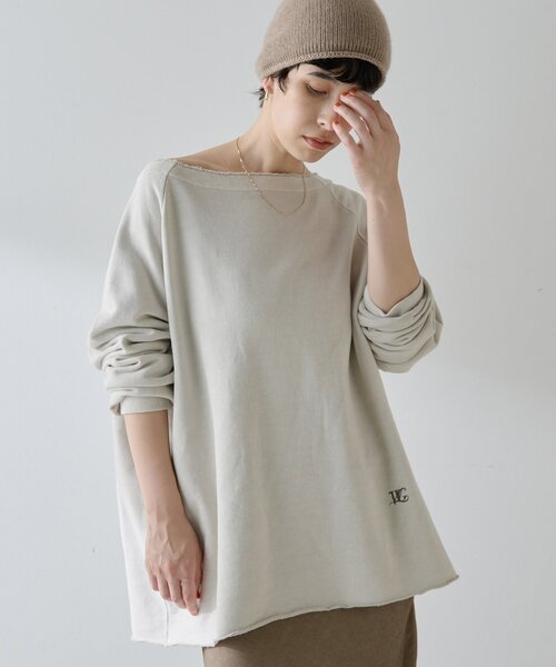 オフショル裏毛プルオーバー（スウェット）｜Whim Gazette