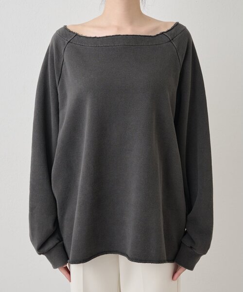オフショル裏毛プルオーバー（スウェット）｜Whim Gazette（ウィム