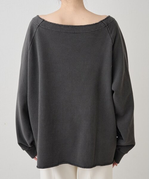 オフショル裏毛プルオーバー（スウェット）｜Whim Gazette