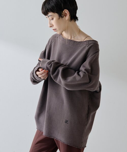 オフショル裏毛プルオーバー（スウェット）｜Whim Gazette