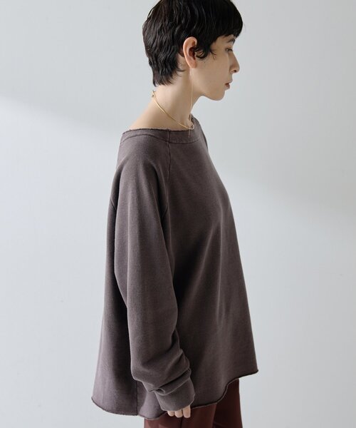 オフショル裏毛プルオーバー（スウェット）｜Whim Gazette（ウィム