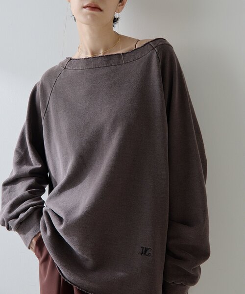 オフショル裏毛プルオーバー（スウェット）｜Whim Gazette（ウィム