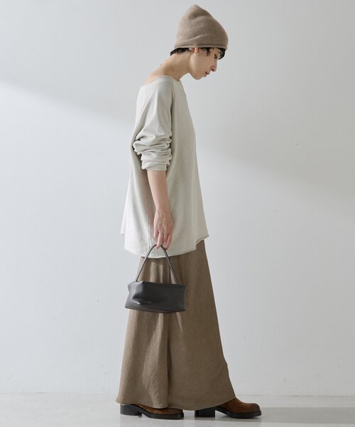 whimgazette オフショルトップス オフショル裏毛プルオーバー（スウェット）｜Whim Gazette