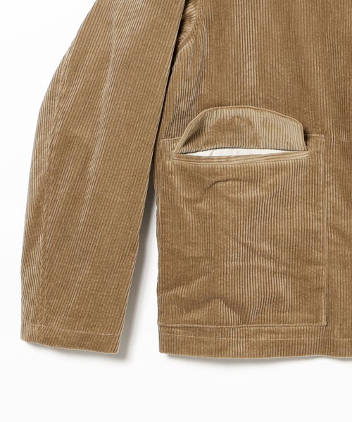 sage de cret（サージュデクレ）の「sage de cret / Corduroy Coverall Jacket（ブルゾン・メンズ・ベージュ・L/S/M）」の4枚目の写真