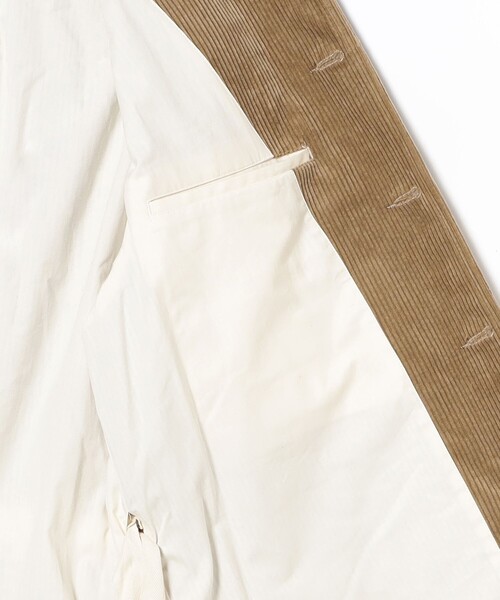 sage de cret（サージュデクレ）の「sage de cret / Corduroy Coverall Jacket（ブルゾン・メンズ・ベージュ・L/S/M）」の6枚目の写真