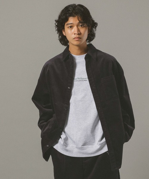 セール】コーデュロイビッグシャツ【セットアップ対応】（シャツ