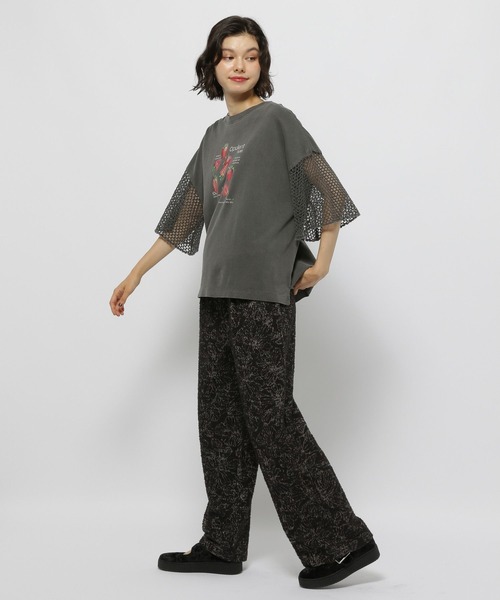 niko and...（ニコアンド）の「ポコットカットイージーパンツ（その他パンツ・レディース・ブラック/ボルドー/ネイビー・FREE）」の5枚目の写真