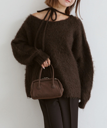 美品＊Spick&Span チャイニーズラクーンニット　ブラウン　茶 美品＊Spick&Span チャイニーズラクーンニット ブラウン 茶