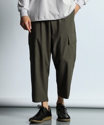 LANVIN en Bleu（ランバンオンブルー）の「ライトポンチ ジャージ素材 クロップド カーゴパンツ（カーゴパンツ）」