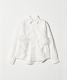 おしゃれ♫極美品★　ユナイテッドアローズ　ブラウス　ホワイト　シャツ　半袖　春夏 UNITED ARROWS｜ユナイテッドアローズのシャツ/ブラウス
