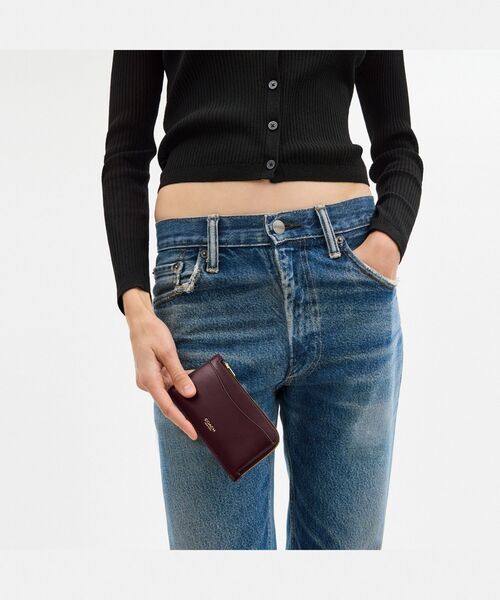 COACH(コーチ)の「ニューヨーク ジップ カード ケース・カラーブロック(カードケース・レディース・レッド系その他・ONE)」の6枚目の写真