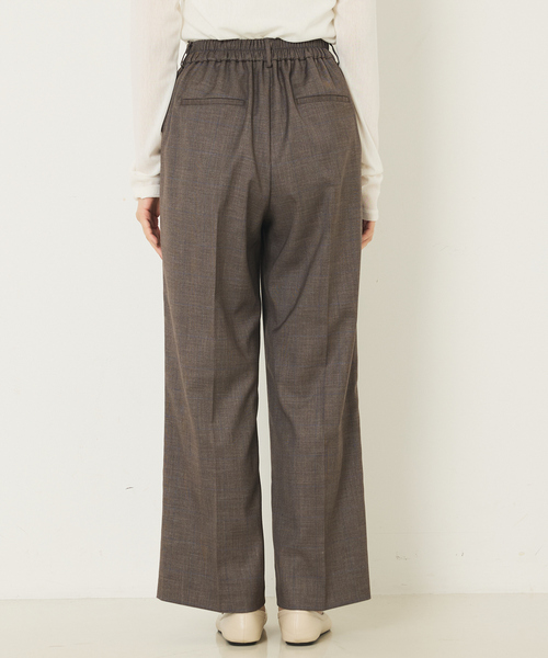abahouse mavie（アバハウスマヴィ）の「【セットアップ対応】グレンチェックセミワイドパンツ（その他パンツ・レディース・チャコールグレー/ブラウン系その他・40/38/36）」の20枚目の写真