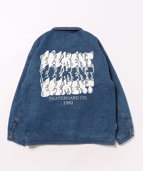 ELEMENT(エレメント)の「ELEMENT/エレメント JEAN CARTER JACKET YOUTH キッズ デニムジャケット BF026-774(その他アウター・キッズ・ブラック/ダークインディゴブルー・130cm/160cm/150cm/140cm)」の3枚目の写真