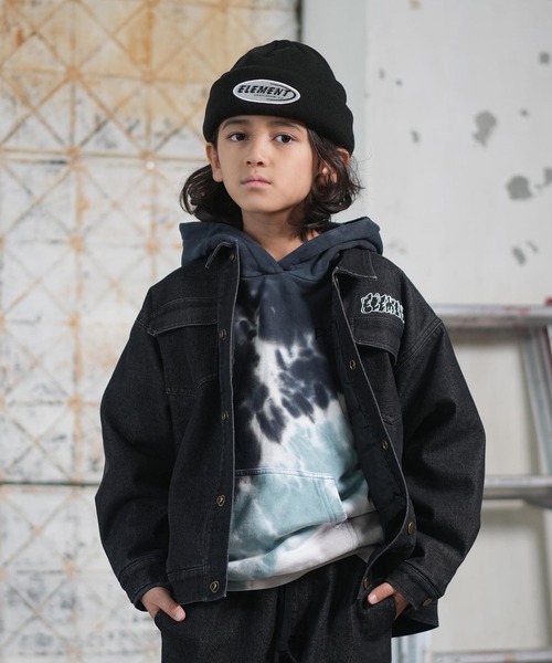 ELEMENT(エレメント)の「ELEMENT/エレメント JEAN CARTER JACKET YOUTH キッズ デニムジャケット BF026-774(その他アウター・キッズ・ブラック/ダークインディゴブルー・130cm/160cm/150cm/140cm)」の5枚目の写真