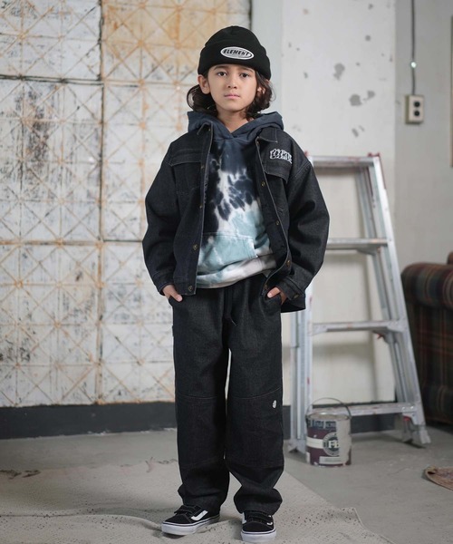 ELEMENT(エレメント)の「ELEMENT/エレメント JEAN CARTER JACKET YOUTH キッズ デニムジャケット BF026-774(その他アウター・キッズ・ブラック/ダークインディゴブルー・130cm/160cm/150cm/140cm)」の7枚目の写真