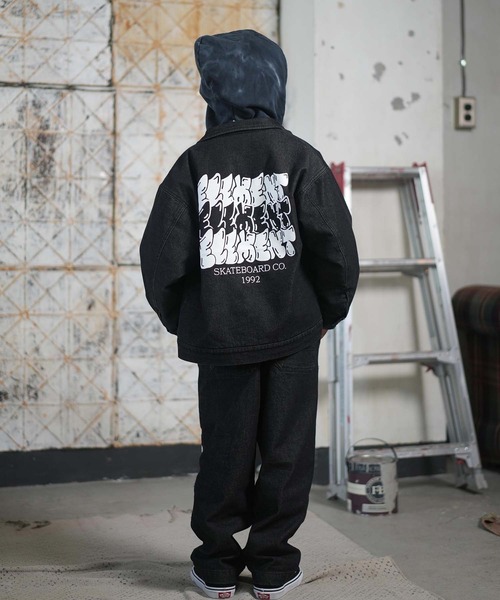 ELEMENT(エレメント)の「ELEMENT/エレメント JEAN CARTER JACKET YOUTH キッズ デニムジャケット BF026-774(その他アウター・キッズ・ブラック/ダークインディゴブルー・130cm/160cm/150cm/140cm)」の9枚目の写真