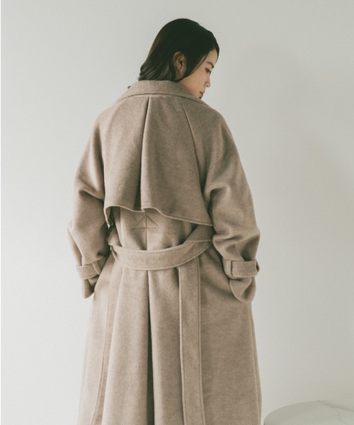 VANNIE U（ヴァニーユー）の「ウールトレンチダブルロングコート