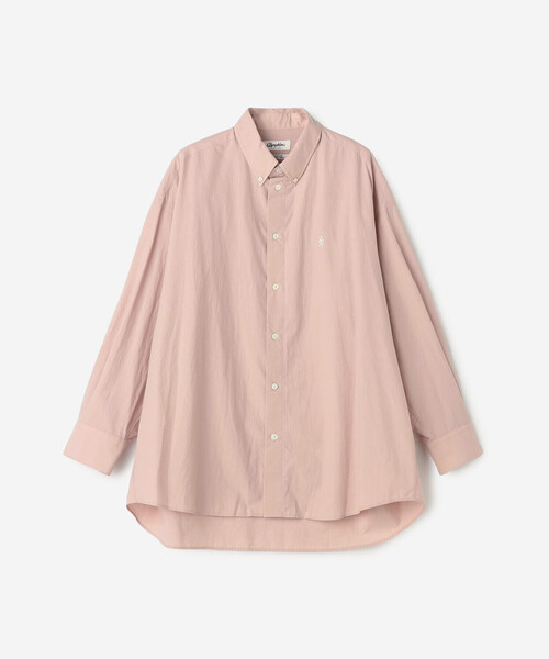 GYMPHLEX（ジムフレックス）の「Gymphlex | ヴィンテージライク 長袖ボタンダウンシャツ WOMEN（シャツ/ブラウス・レディース・ピンク系その他/サックスブルー・12）」の14枚目の写真