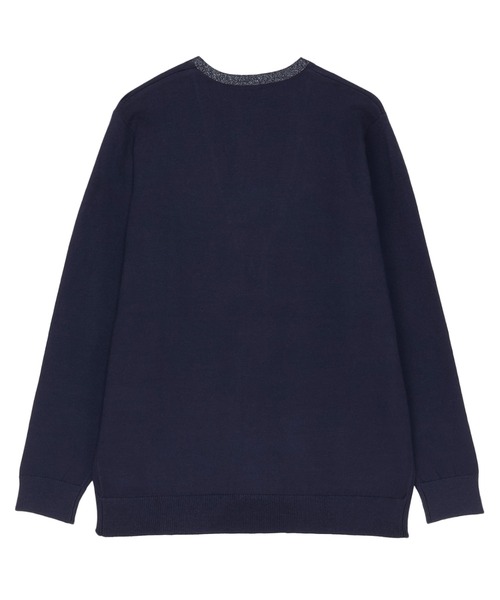 TOKYO SHIRTS（トウキョウシャツ）の「ラメトッパーカーディガン（カーディガン/ボレロ・レディース・ブラック/ネイビー・M/L）」の11枚目の写真