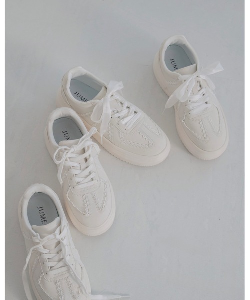 JUMELLE（ジュメロ）の「JMプラットフォームスニーカー（スニーカー・レディース・アイボリー・23.0cm/23.5cm/24.0cm/24.5cm）」の18枚目の写真