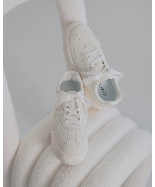 JUMELLE（ジュメロ）の「JMプラットフォームスニーカー（スニーカー・レディース・アイボリー・23.0cm/23.5cm/24.0cm/24.5cm）」の14枚目の写真