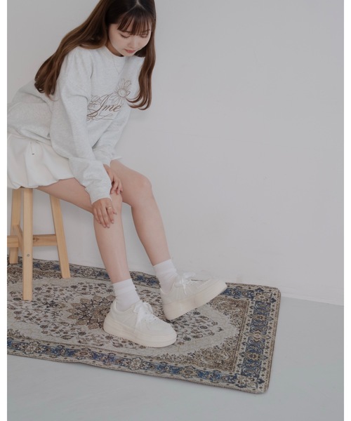 JUMELLE（ジュメロ）の「JMプラットフォームスニーカー（スニーカー・レディース・アイボリー・23.0cm/23.5cm/24.0cm/24.5cm）」の3枚目の写真