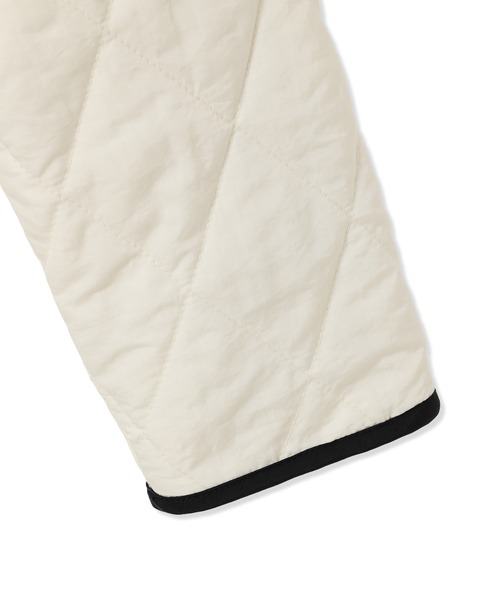 Amourire girl（アムリールガール）の「ボア×キルティング リバーシブル中綿ジャケット（ブルゾン・キッズ・ブラック/オフホワイト・130cm/140cm/150cm/160cm）」の21枚目の写真