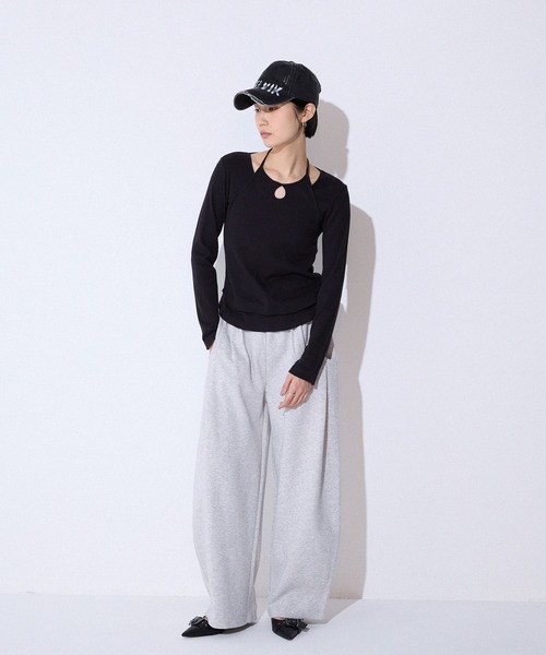 JEANASIS（ジーナシス）の「ペイントロゴCAP/593730（キャップ・レディース・カーキ/ブラック/レオパード・FREE）」の9枚目の写真