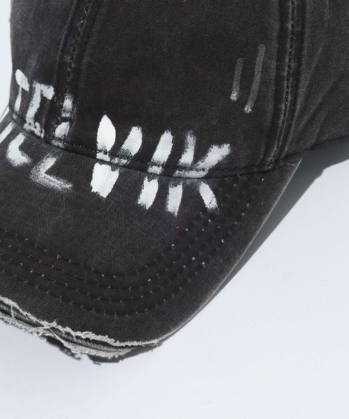 JEANASIS（ジーナシス）の「ペイントロゴCAP/593730（キャップ・レディース・カーキ/ブラック/レオパード・FREE）」の8枚目の写真