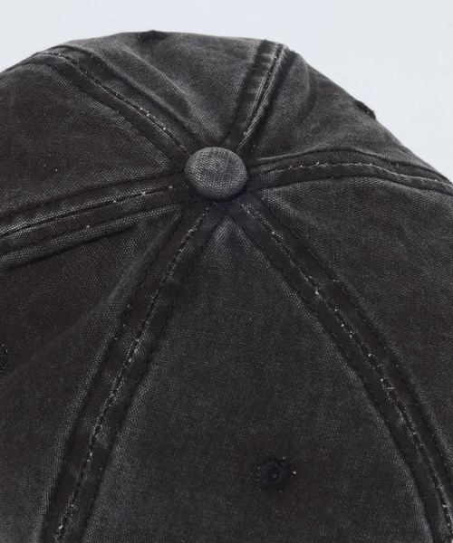 JEANASIS（ジーナシス）の「ペイントロゴCAP/593730（キャップ・レディース・カーキ/ブラック/レオパード・FREE）」の12枚目の写真