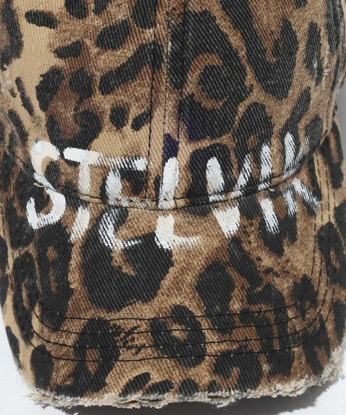 JEANASIS（ジーナシス）の「ペイントロゴCAP/593730（キャップ・レディース・カーキ/ブラック/レオパード・FREE）」の14枚目の写真