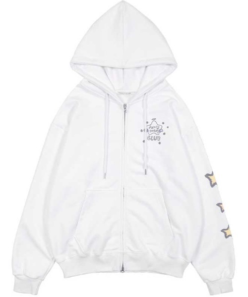 y2k grunge ✧ 平成　グランジ　デニムジップパーカー　森ガール Y2KクロップドZIPパーカー（パーカー）｜Figments（フィグメンツ