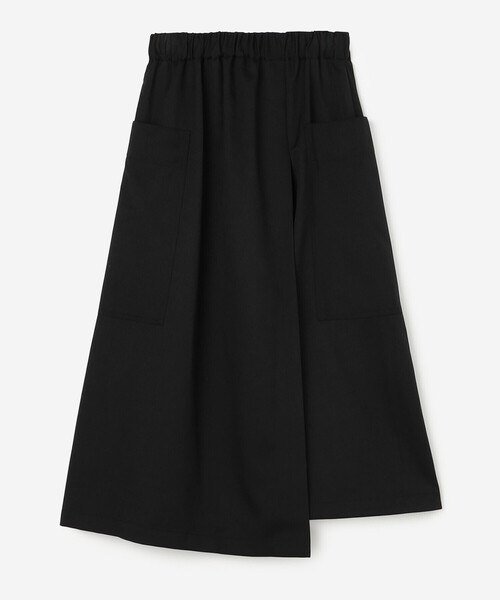 nicholson&nicholson（ニコルソンアンドニコルソン）の「nicholson & nicholson |〈別注〉ラップスカート WOMEN（スカート・レディース・グレー/ブラック/カーキ・38）」の2枚目の写真