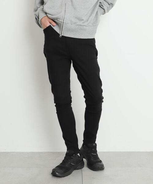 WEGO（ウィゴー）の「WEGO/【25年秋冬新作】裏起毛スキニーパンツ（その他パンツ・メンズ・ブラック・MEDIUM/LARGE/X-LARGE/SMALL）」の3枚目の写真