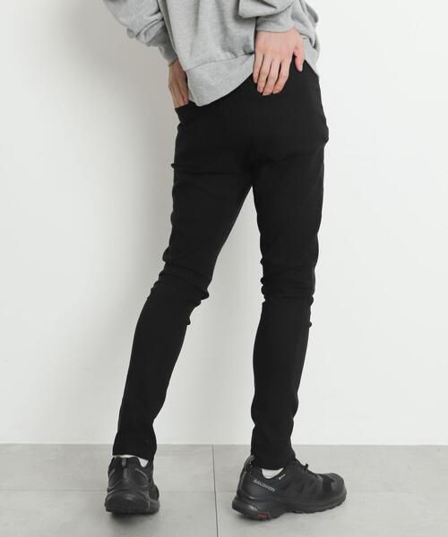 WEGO（ウィゴー）の「WEGO/【25年秋冬新作】裏起毛スキニーパンツ（その他パンツ・メンズ・ブラック・MEDIUM/LARGE/X-LARGE/SMALL）」の5枚目の写真