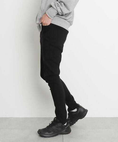 WEGO（ウィゴー）の「WEGO/【25年秋冬新作】裏起毛スキニーパンツ（その他パンツ・メンズ・ブラック・MEDIUM/LARGE/X-LARGE/SMALL）」の6枚目の写真