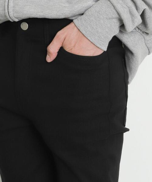 WEGO（ウィゴー）の「WEGO/【25年秋冬新作】裏起毛スキニーパンツ（その他パンツ・メンズ・ブラック・MEDIUM/LARGE/X-LARGE/SMALL）」の12枚目の写真