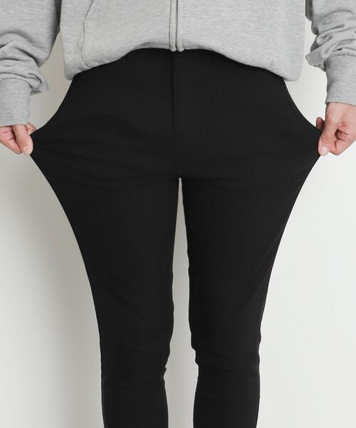 WEGO（ウィゴー）の「WEGO/【25年秋冬新作】裏起毛スキニーパンツ（その他パンツ・メンズ・ブラック・MEDIUM/LARGE/X-LARGE/SMALL）」の15枚目の写真