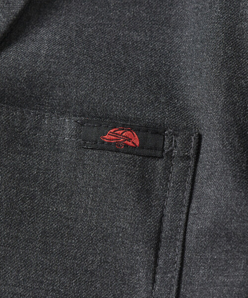 RED KAP（レッドキャップ）の「RED KAP/レッドキャップ 別注 SMU KP-10 SETUP TR DOUBLE JACKET/リラックスフィット/【セットアップ対応】（テーラードジャケット・メンズ・チャコールグレー/ブラック/その他13・MEDIUM/SMALL/LARGE）」の10枚目の写真