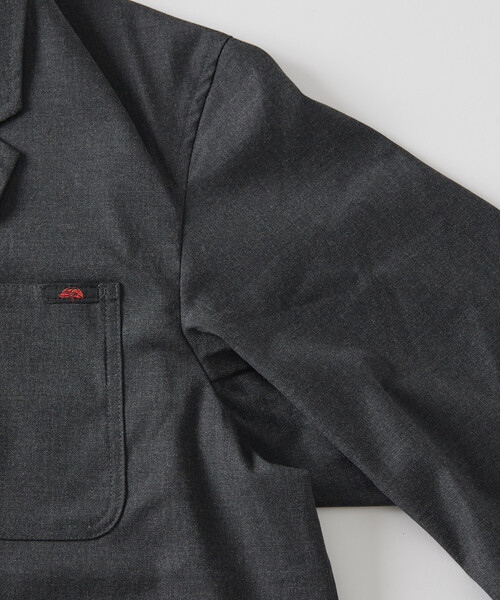 RED KAP（レッドキャップ）の「RED KAP/レッドキャップ 別注 SMU KP-10 SETUP TR DOUBLE JACKET/リラックスフィット/【セットアップ対応】（テーラードジャケット・メンズ・チャコールグレー/ブラック/その他13・MEDIUM/SMALL/LARGE）」の6枚目の写真